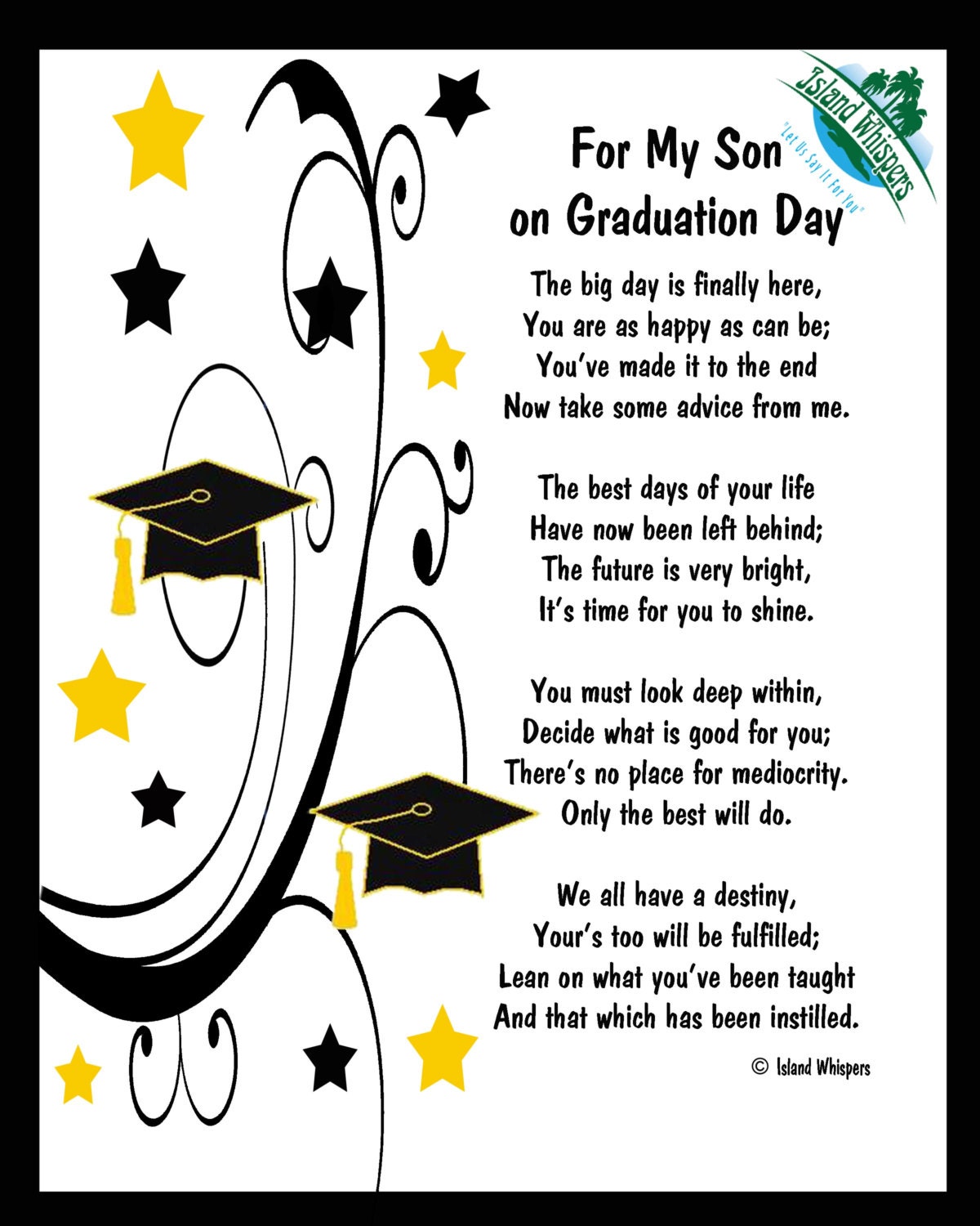 Inspirational Quotes For My Son Graduating High School