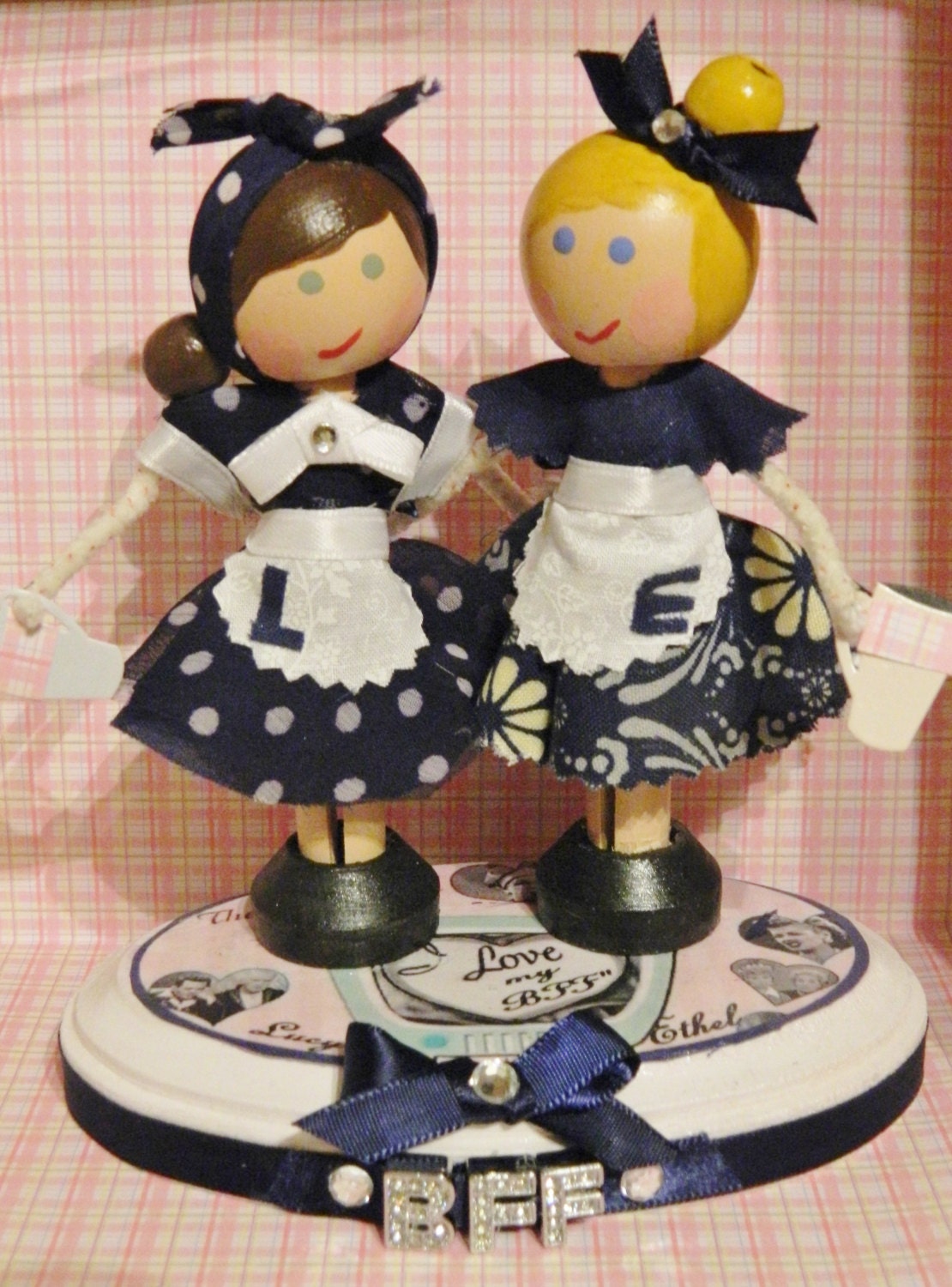 Cake toppers BFF best friends forever