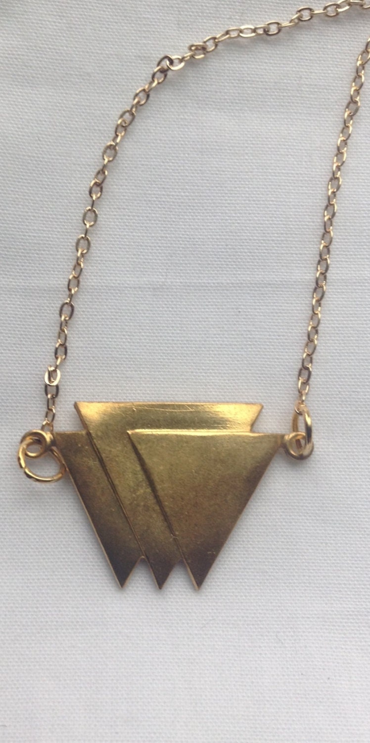 Triangle Necklace Geometric