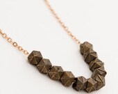 Geometric Hexagon Necklace