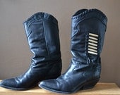 VTG Zodiac Western Cowgirl Boots / Sz 71/2