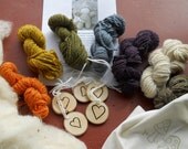 Gnome Knitting Kit - Makes 5 Rustic Rainbow Gnomes - Waldorf Handwork