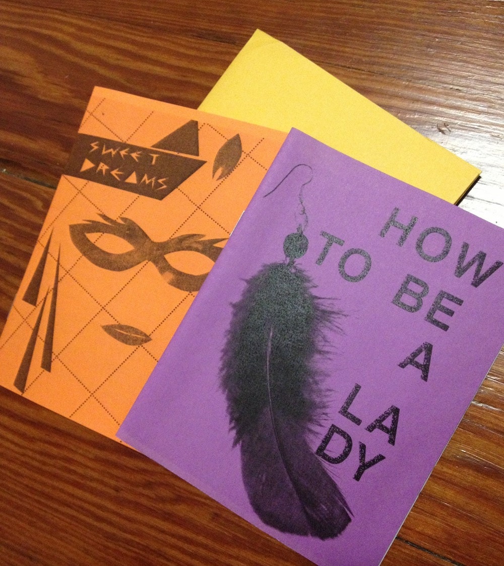 Sweet Dreams and How to Be A Lady - zine duo