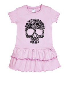 SALE/Size 18 Months Skull Toddler Ruffle Dress