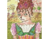 Original ACEO - Marie Catoinette