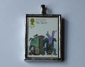 Postage Stamp Pendant - The Twits