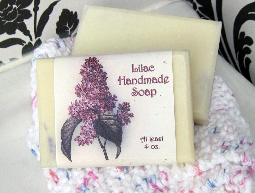 Lilac Soap - Traditional Cold Process Method -  Handcrafted in Martinsville