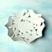 Kissing Love Birds, Wedding Ring Pillow Alternative, Hand carved ceramic Ring Dish, Ring Bowl, Ready to Ship