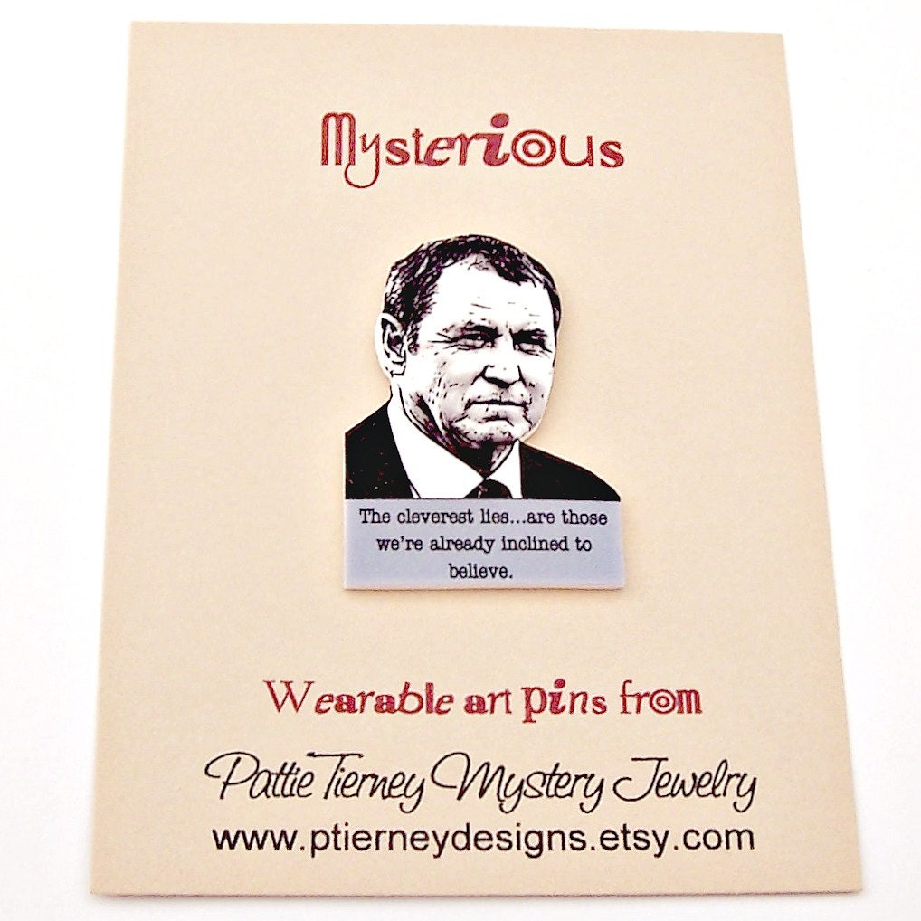 Tom Barnaby MIDSOMER MURDERS Mystery Quote Pin