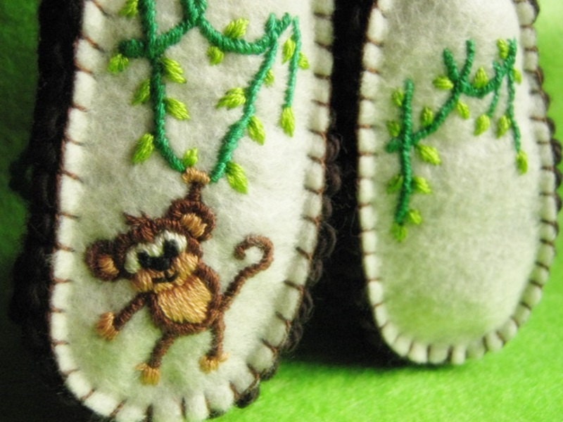 RESERVED LISTING Monkey Booties