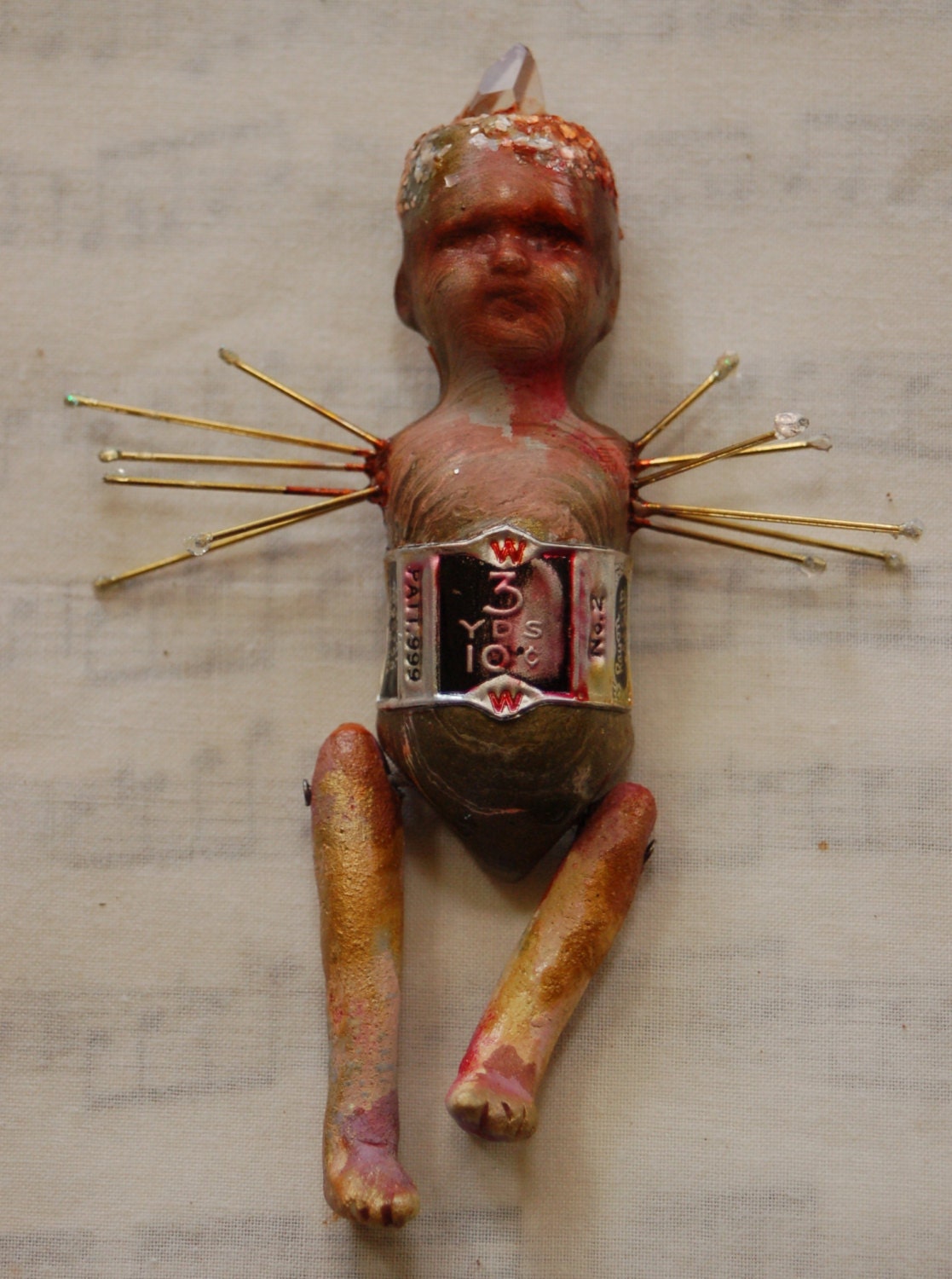 Goddess of Notions mixed media inspiration angel