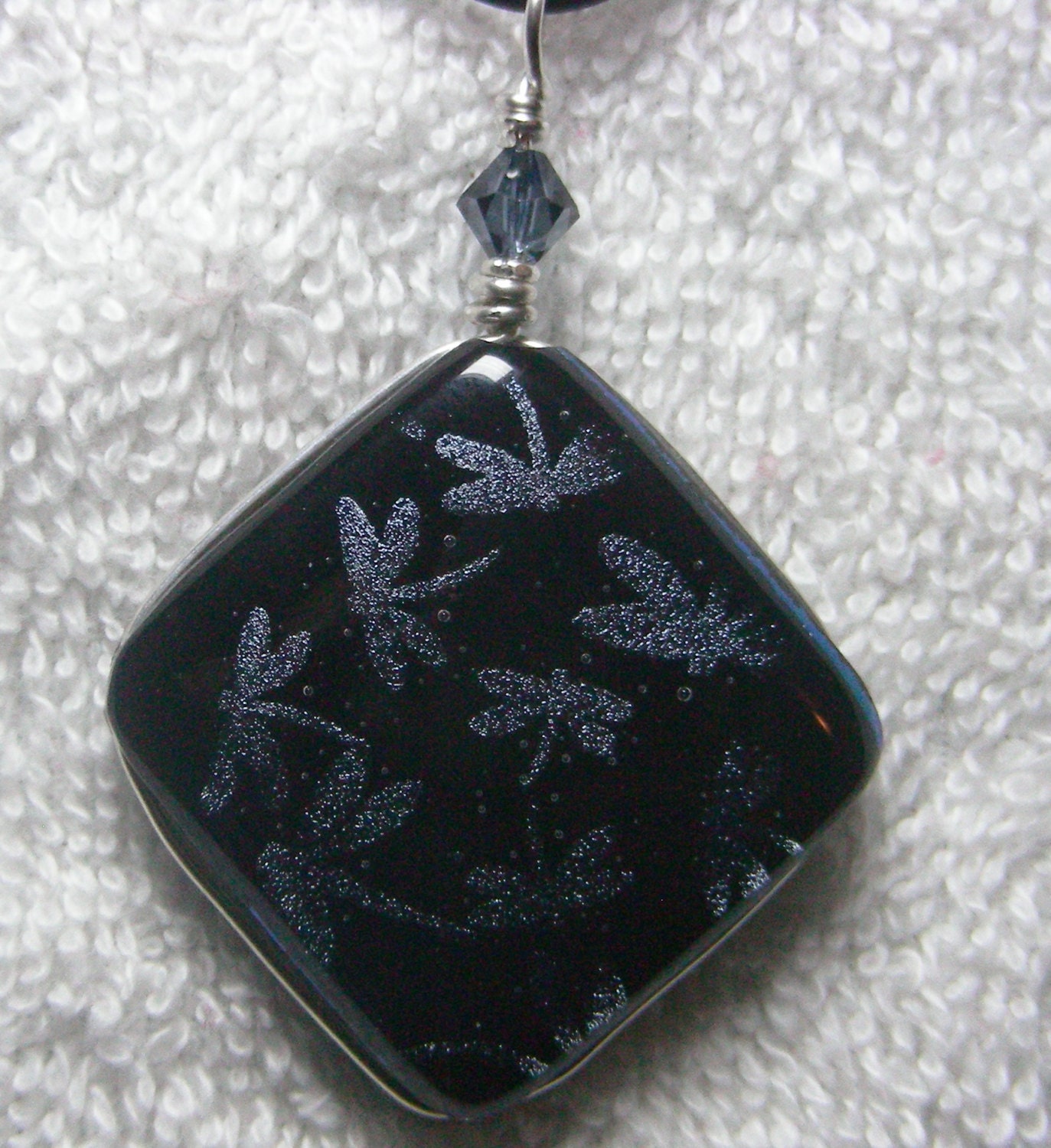 Dichroic Dragonfly pendant