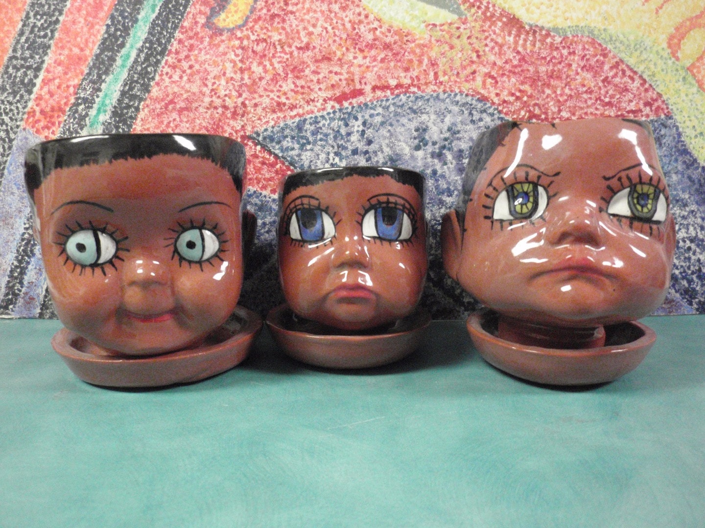 Red clay planters