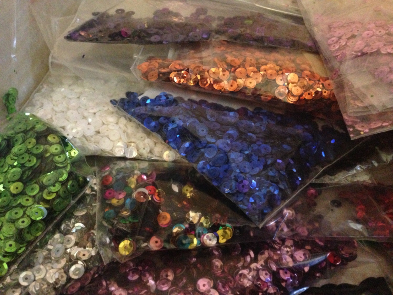 Large lot of sequins