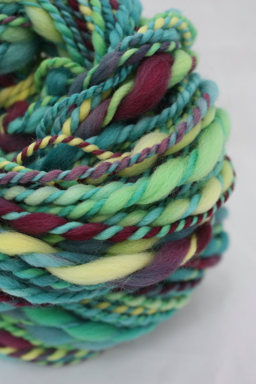 PATINA - handspun thick and thin super-bulky yarn