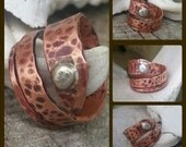 Scrumptious Scrap-Copper and Sterling Silver Ring