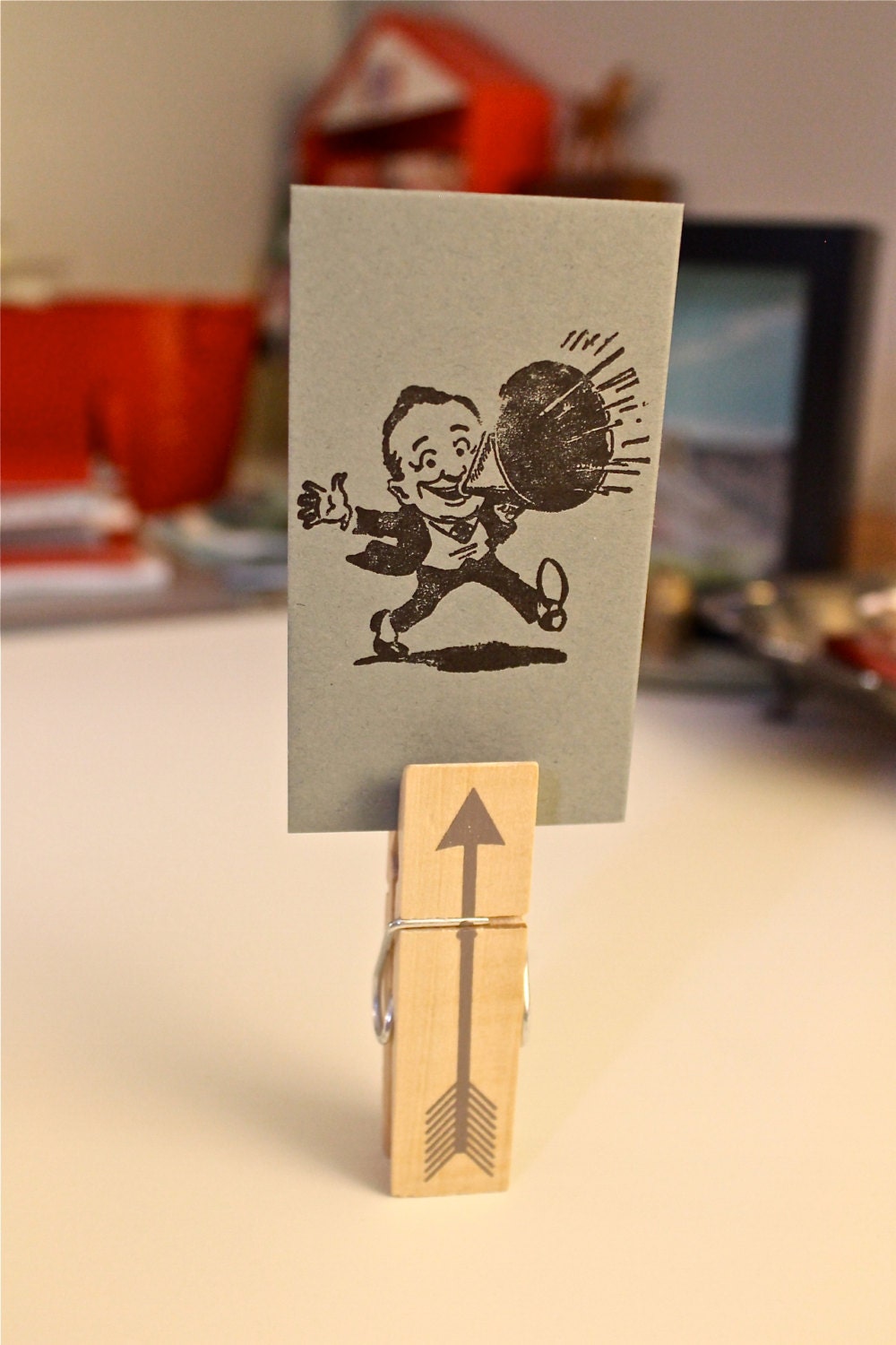 Mini Megaphone Man cards