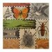 Phases, Bricolage no 101 - Original COLLAGE Mixed Media on 4" x 4" Panel