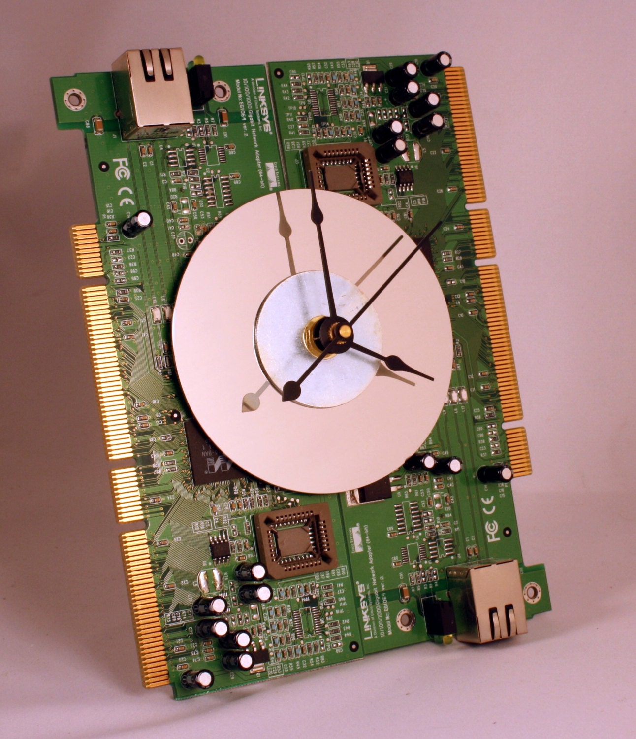 Computer Circuit Board Desk Clock