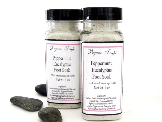 Peppermint & Eucalyptus Energizing Foot Soak 4 oz