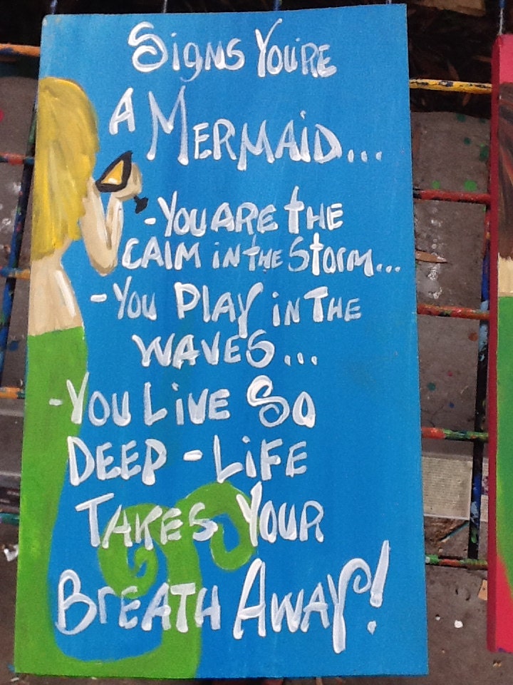 RhondaK ORIGINAL Signs You Might be a Mermaid...Series written by RhondaK herself...