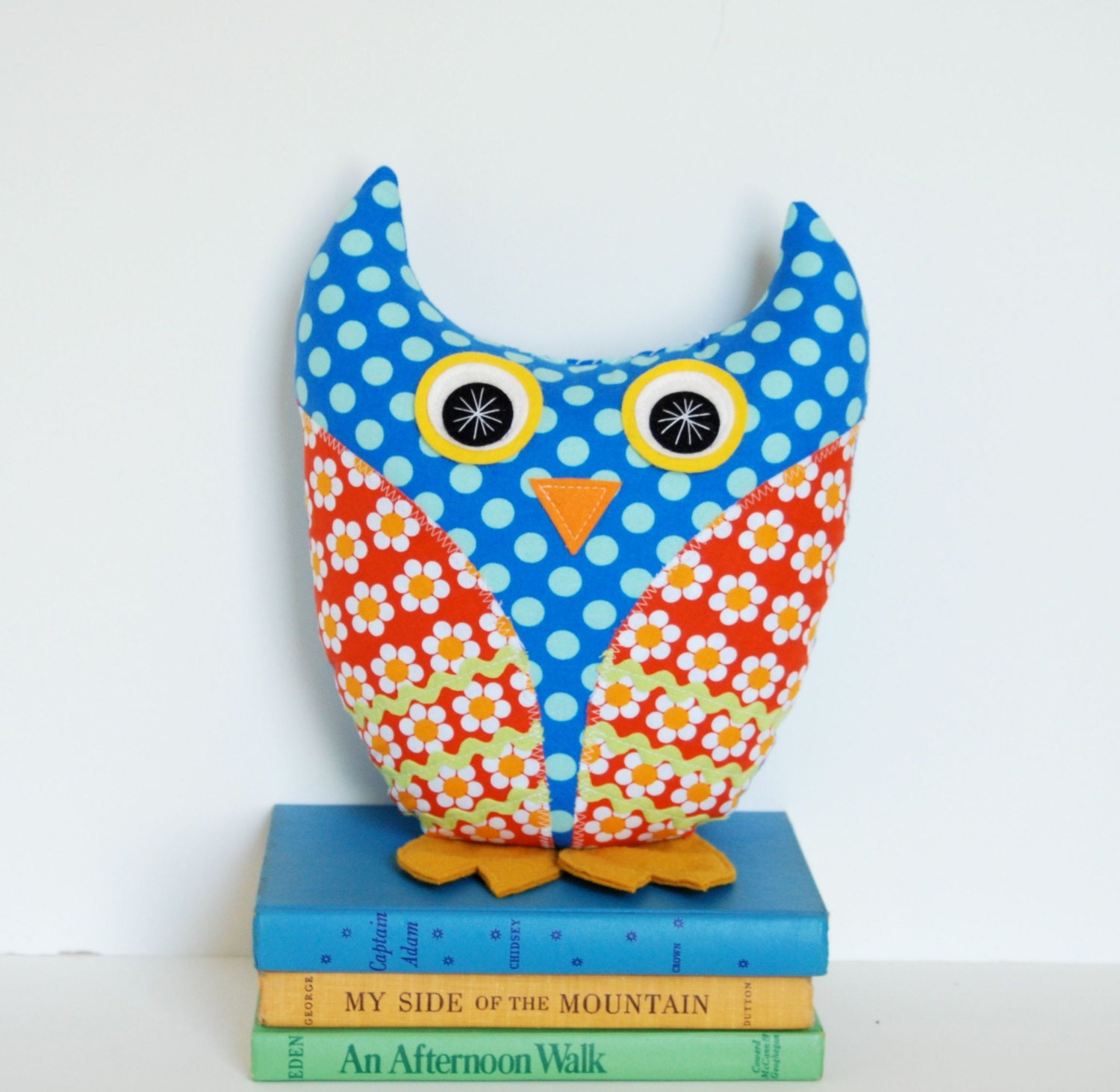Plush Owl Doll Handmade Stuffed Animal Pillow Children Baby Modern
