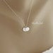 Custom THREE Initials Sterling silver Necklace, Monogram Necklace, Simple daily jewelry, Family, Birthday, Best friends, Mothers Necklace
