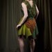 Cloche Hand Blocked Wool Hat 1920s Flapper