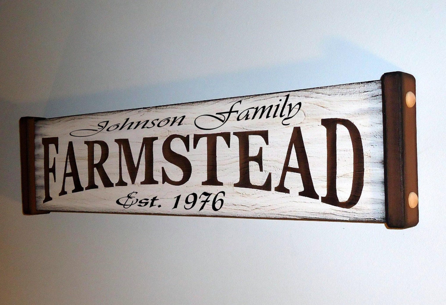 Personalized Farmstead - Homestead  SIGN- with your name and date