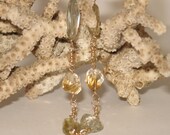 Citrine, Green Amethyst and Gold Bracelet