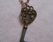 Room 305 Antique New York City Hotel Key Necklace