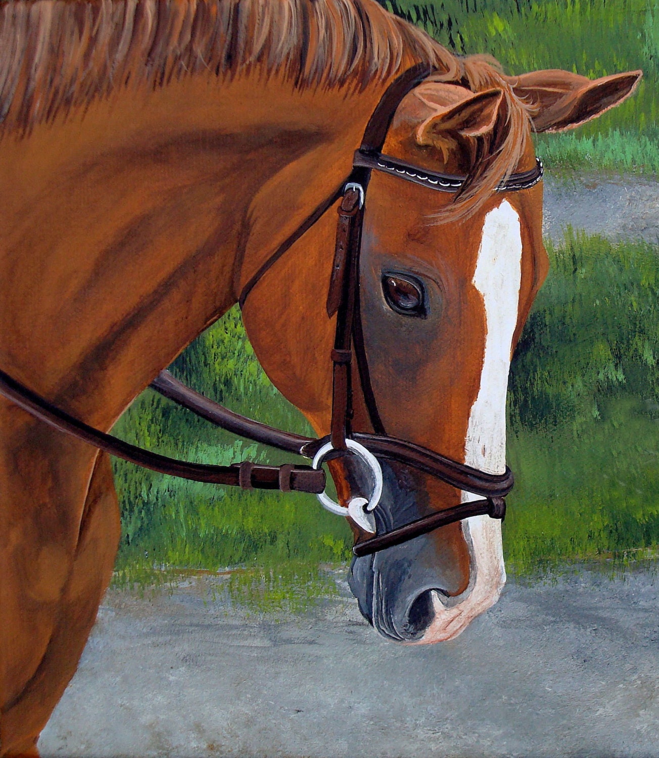 4 x 6 Custom Life Like Commissioned Pet Portrait Pet Painting Makes a Great Gift Commission Art by Sharon Lamb