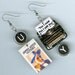 Ulysses Earrings Vintage Typewriter James Joyce quote book cover