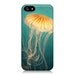 Medusa - iPhone 5 Case, Jellyfish Photograph, Nautical, Sea Creature, Blue, Summer, Teal, Orange, Nature