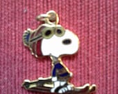 Snoopy on skis