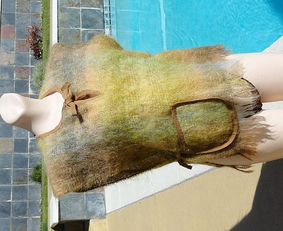 Vintage 60s Cregaran Mills Mohair Sweater Vest Scotland