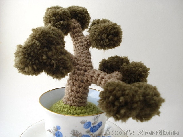Amigurumi Bonsai Tree - Blue Juniper Tea - February