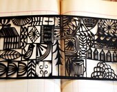 happytown limited edition lasercut print 8/25