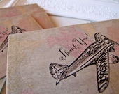 Vintage Travel Thank You Notes set of twenty