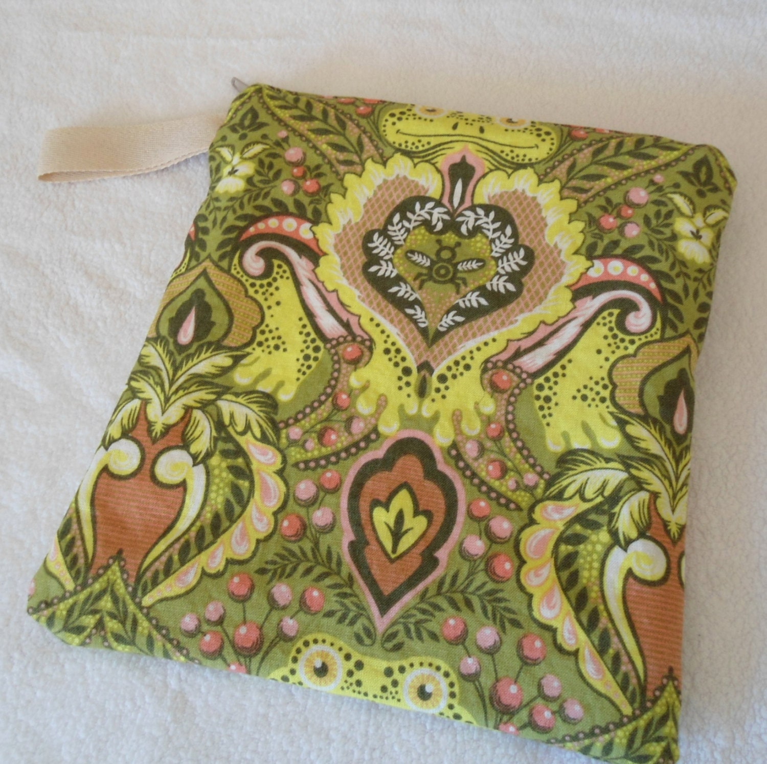 Frog Prince Double Pocket Travel Size Wet Bag - Perfect for Cloth Menstrual Pads