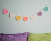 Conversation Heart Bunting Garland