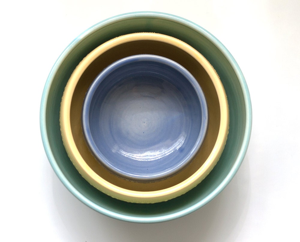 Set of 3 - Nesting Bowls -  Unmatchy