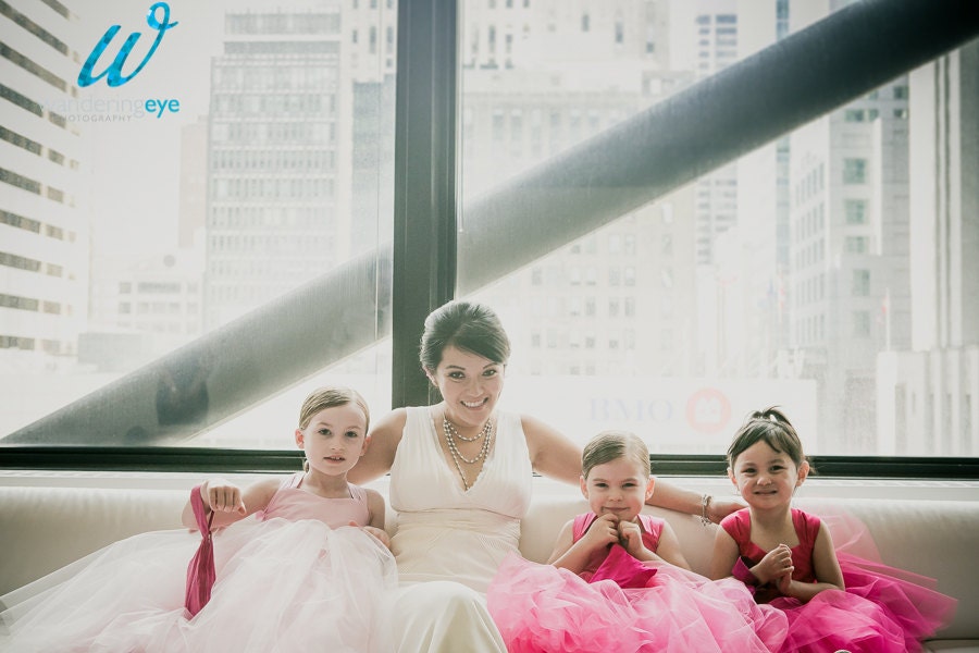 Flower Girl Dress PINK 6 6x 7 8