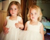 Flower Girl Dresses RESERVED Eri and Sean's wedding . Bella