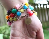 happiness for your wrist with your custom word . a soul mantra vintage moonglow bracelet