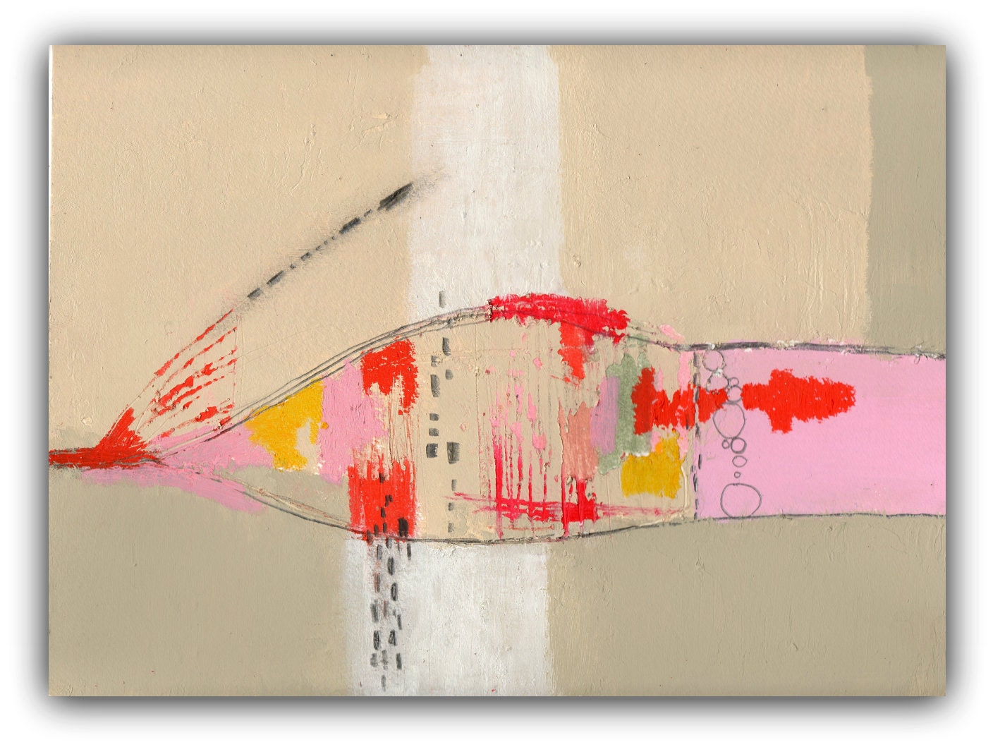 Contemporary Modern Art - an Original Abstract Painting -  Always