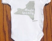 New York Made Locally onesie