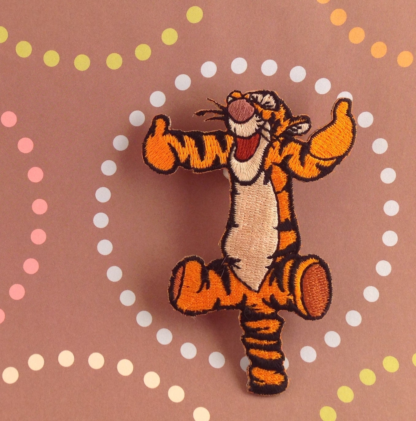 Tigger Sewing Patch Iron-0n Transfer Disney