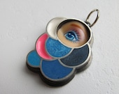 Barbie Doll Eye Charm in Blue, Pink and White