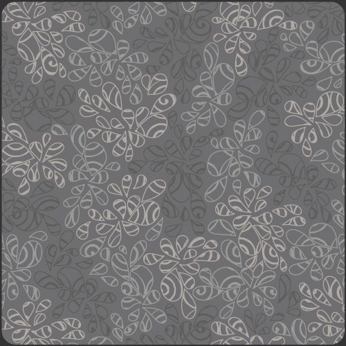 Art Gallery Fabric - Charcoal Nature Elements - Fat Quarter